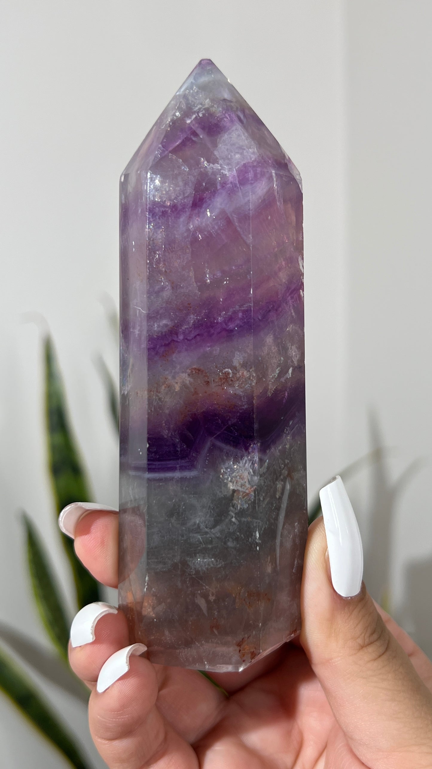 Fluorite Tower A with Rainbows