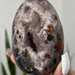 RARE Amethyst + Agate Druzy Egg B